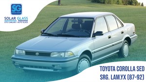 TOYOTA COROLLA SED 87-92 SRG. LAM.Y