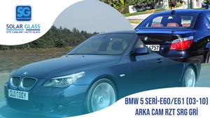 BMW 5 SERİ-E60/E61 ARKA CAM RZT SRG  03-10 GRİ