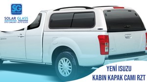 YENİ ISUZU KABIN KAPAK CAMI RZT