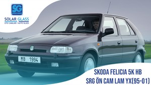 SKODA FELICIA 5K HB SRG  ÖN CAM LAM YŞL 95-01